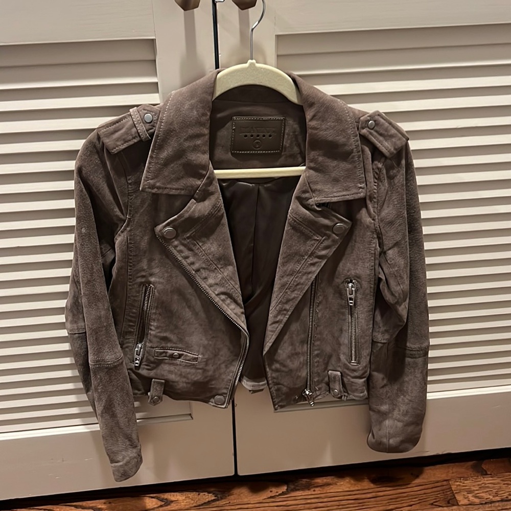 BLANKNYC
Suede Moto Jacket
